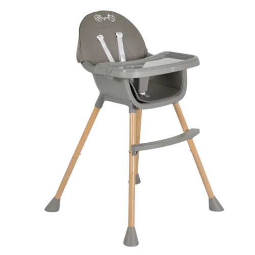 Scaun de masa 2 in 1 Moni Biscotti 2 in 1 grey Scaun de masa 2 in 1 Moni Biscotti 2 in 1 grey