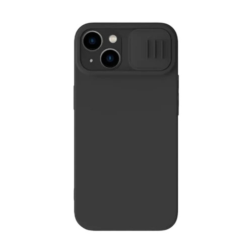 Чехол Nillkin iPhone 14 Plus, CamShield Silky Silicone, Чёрный Чехол Nillkin iPhone 14 Plus, CamShield Silky Silicone, Чёрный