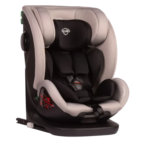 Детское автокресло Caretero Securo, Группа 0+/1/2/3 (0-36 кг), Светло-серый Детское автокресло Caretero Securo, Группа 0+/1/2/3 (0-36 кг), Светло-серый