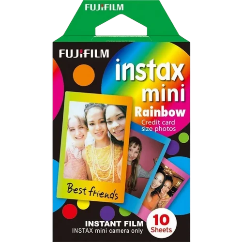 Fujifilm Instax Mini Instant Film Rainbow (10 sheets), Multicolor Fujifilm Instax Mini Instant Film Rainbow (10 sheets), Multicolor