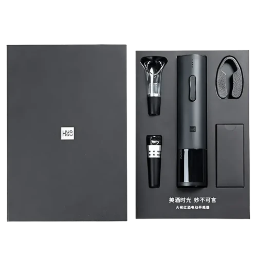Set pentru vinuri Huohou HU0047, Negru Set pentru vinuri Huohou HU0047, Negru