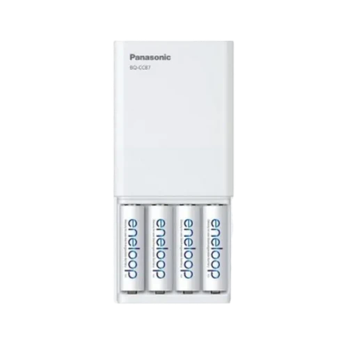 Încărcător Acumulatori Panasonic BQ-CC87USB, Alb Încărcător Acumulatori Panasonic BQ-CC87USB, Alb