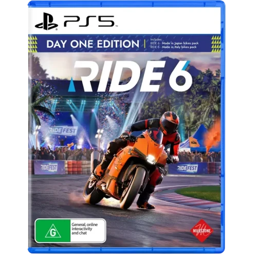 ActiVision Ride 6 - Day One Edition, Гонки и полеты, PlayStation 5, Диск ActiVision Ride 6 - Day One Edition, Гонки и полеты, PlayStation 5, Диск