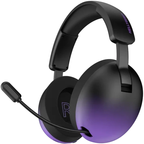 Игровая Гарнитура HATOR Hellyberry HH30 Pro, Беспроводной, Чёрный | Фиолетовый Игровая Гарнитура HATOR Hellyberry HH30 Pro, Беспроводной, Чёрный | Фиолетовый