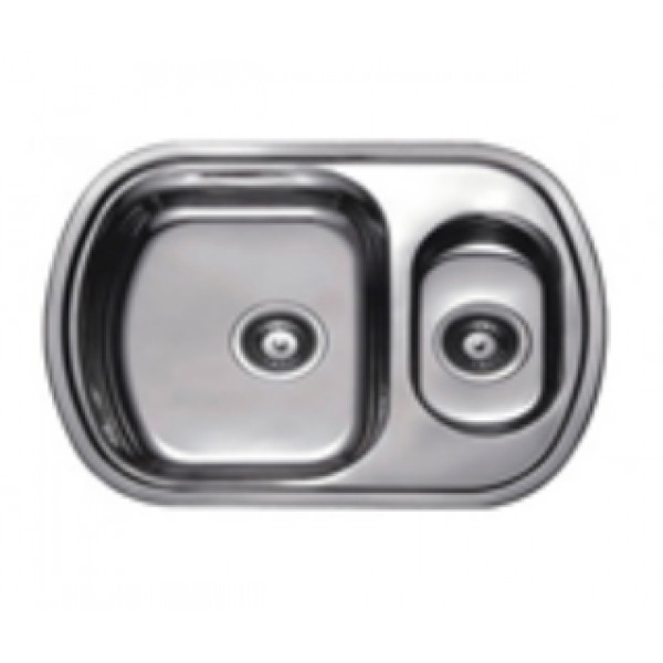 Моика inox Haiba 63*49 L/R Врезная