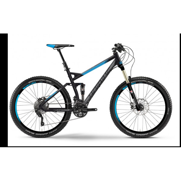Велосипед Q FS SE 27.5" 30-G SLX MIX14 HAIBIKE BLACK/GREY/BLUE FS 52