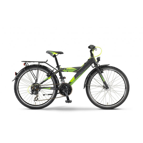 Велосипед Pole Position Y 24" 21-G TX 35 14 Winora black/grey/green matt FS 33 Велосипед Pole Position Y 24" 21-G TX 35 14 Winora black/grey/green matt FS 33