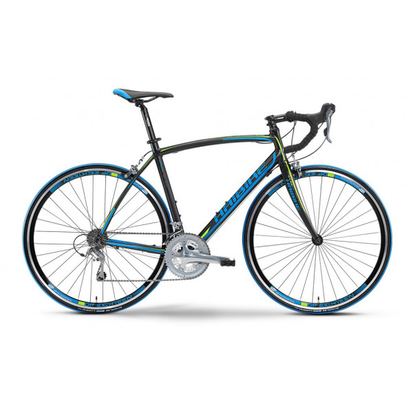 Bicicleta Q RACE RC 28" 30-G TIAGRA14 HAIBIKE BLACK/GREEN/BLUE MATT FS 50