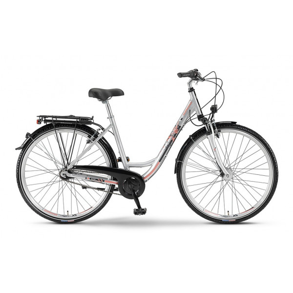 Велосипед HOLLYWOOD MONOTUBE 26" 7-G NEXUS14 WINORA SILVER/SMARAGD FS 42