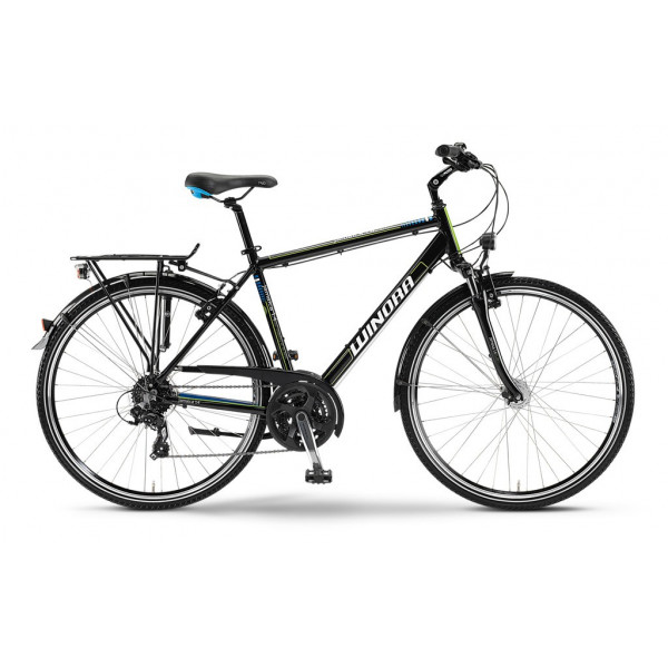 Bicicleta JAMAICA 1.4 GENT 28" 24-G ALTUS MIX 14 WINORA BLACK/LIME/CYAN FS 52