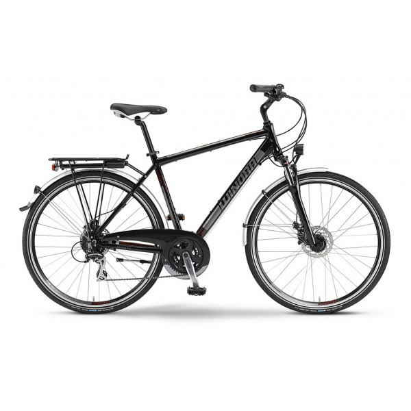 Bicicleta JAMAICA 3.4 GENT 28" 24-G ACERA MIX 14 WINORA BLACK/SILVER/RED FS 48