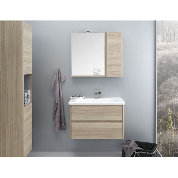 Dulap penal ORKA Duden 168x40x30 Odeon White Oak