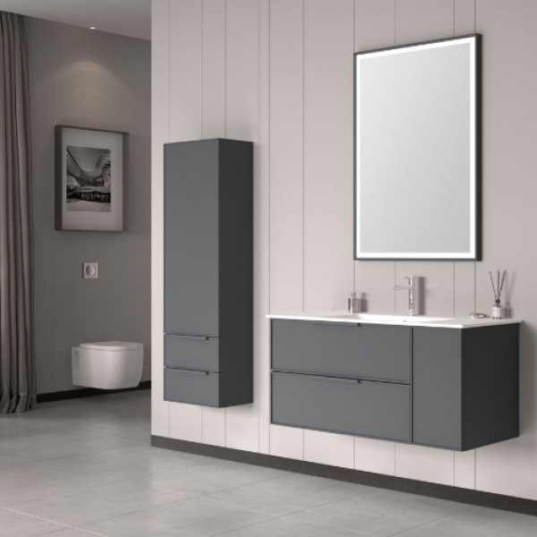 Dulap penal ORKA Solid 138x40x32 Anthracite matt