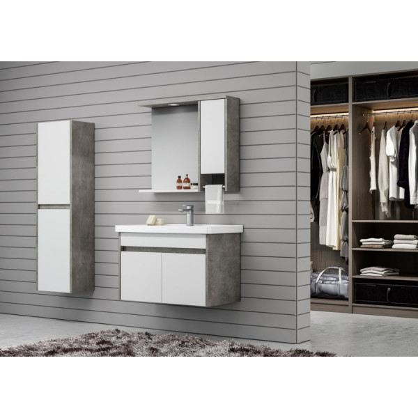 Mobilier de baie ORKA Aydos 85 Retro Silver (18085) Mobilier de baie ORKA Aydos 85 Retro Silver (18085)
