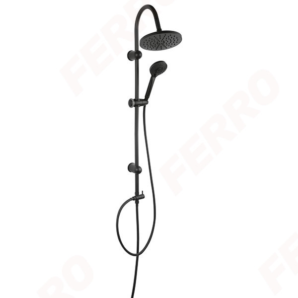 Set bara dus Ferro Rondo + suport, telefon NP21-BL negru Set bara dus Ferro Rondo + suport, telefon NP21-BL negru