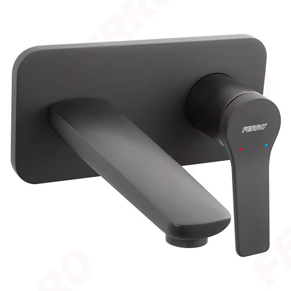 Baterie Ferro STRATOS BSC3PABL (Lavoar ingropat) negru mat Baterie Ferro STRATOS BSC3PABL (Lavoar ingropat) negru mat