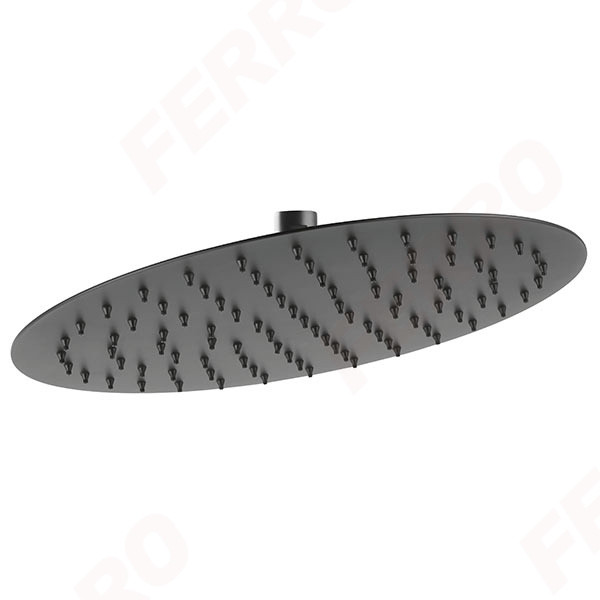 Dus plafon FERRO d.300 DSN07BL negru inox