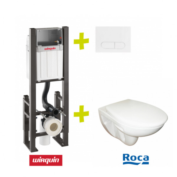 Vas WC Cersanit Merida K03-014 cu rezervor si capac