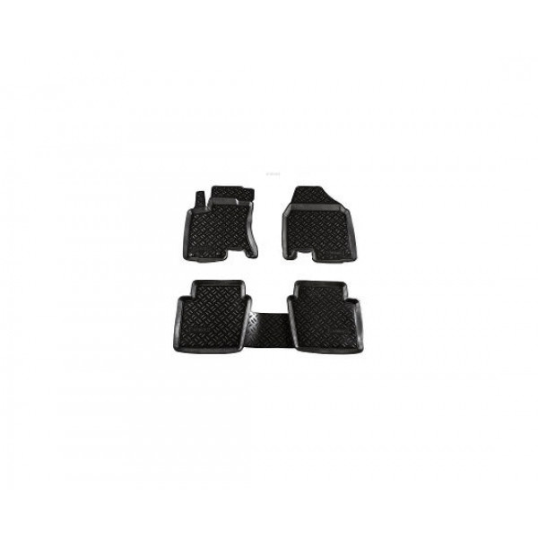 61218 Nissan Qashqai +2 (2008-14) резиновые коврики/acop. de podea din cauciuc