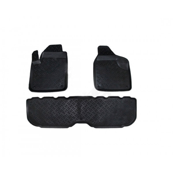 62025 VW Sharan (2000-)/(Ford Galaxy, Seat Alhambra) резиновые коврики/acop. de podea din cauciuc