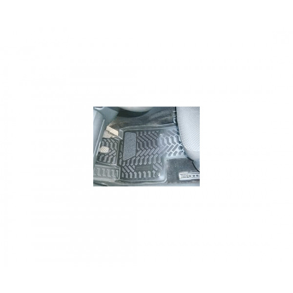 62062 VW Passat (B7 (2011-) салон (3D с подпятником) (Крепеж) резиновые коврики/acop. de podea din cauciuc