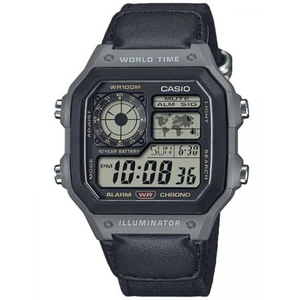 Часы CASIO COLLECTION AE-1200WHUB-8AVEF Часы CASIO COLLECTION AE-1200WHUB-8AVEF