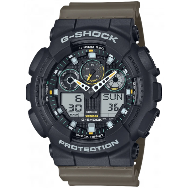 Часы CASIO G-SHOCK GA-100TU-1A3ER Часы CASIO G-SHOCK GA-100TU-1A3ER