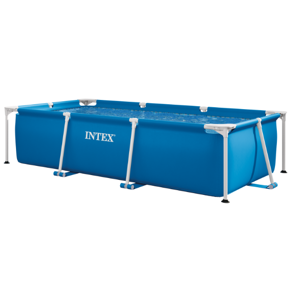 INTEX Бассейн RECTANGULAR FRAME 260x160x65cm, 2282Л, металлический каркас