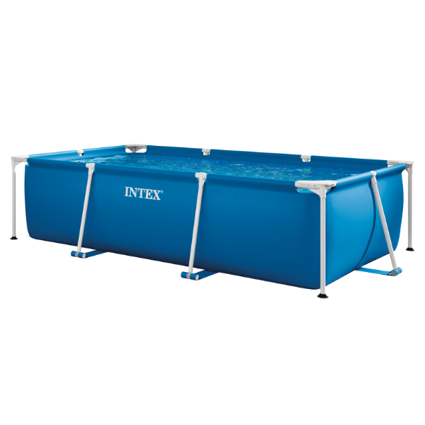 INTEX Бассейн RECTANGULAR FRAME 300x200x75cm, 3834Л, металлический каркас