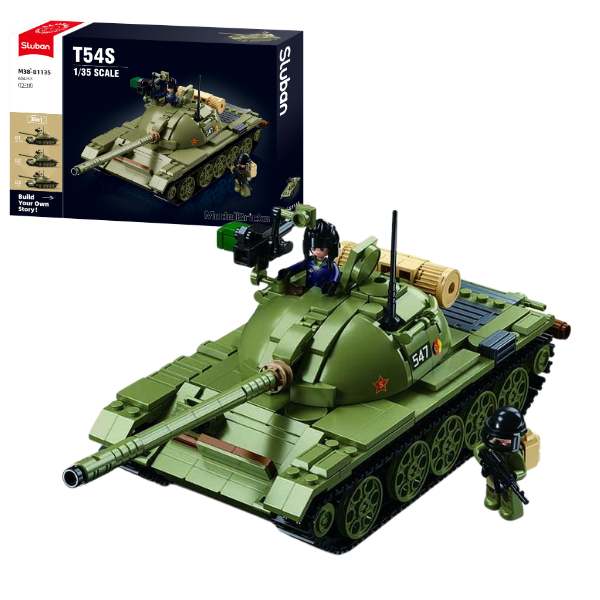 Конструктор «Танк T-54C», масштаб 1:35, 604 элем.