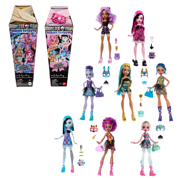 Кукла-сюрприз Monster High «Похороненные секреты», в асс. Кукла-сюрприз Monster High «Похороненные секреты», в асс.