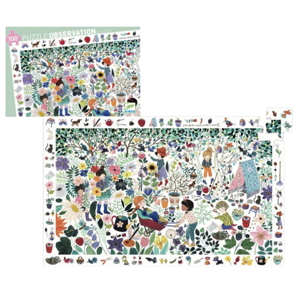 Puzzle de observație „Mille Fleurs” 100 de piese Puzzle de observație „Mille Fleurs” 100 de piese