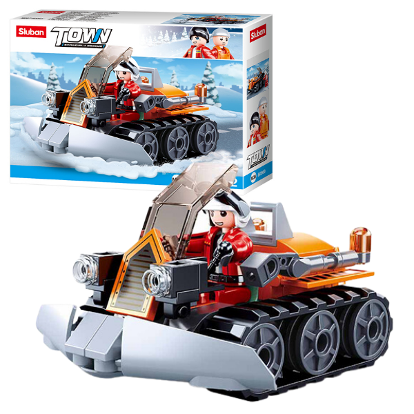 Set de construcție „ATV pentru deszăpezire”, 82 elem Set de construcție „ATV pentru deszăpezire”, 82 elem