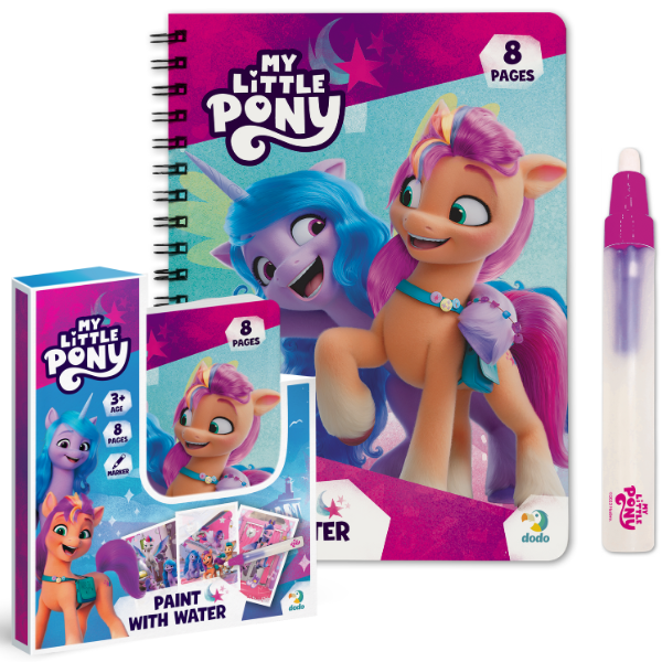 Set de colorat cu apă „Poni”, seria My little pony, 8 pagini Set de colorat cu apă „Poni”, seria My little pony, 8 pagini