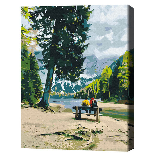 Pictură pe numere 40*50 cm (în cutie) – Călători Pictură pe numere 40*50 cm (în cutie) – Călători