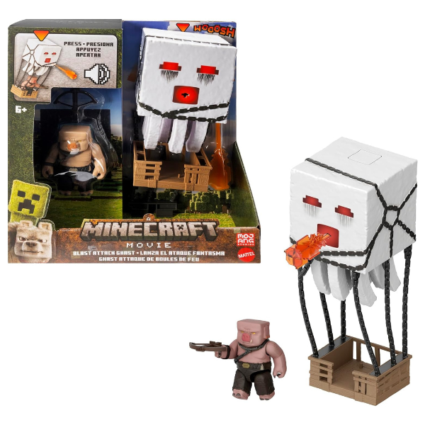Set de joacă Minecraft Movie — Fantoma cu atac (lumini, sunete, proiectil) + figurina piglin Set de joacă Minecraft Movie — Fantoma cu atac (lumini, sunete, proiectil) + figurina piglin