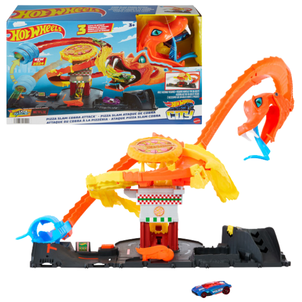 Hot Wheels Трек «Атака кобры на пиццерию» Hot Wheels Трек «Атака кобры на пиццерию»