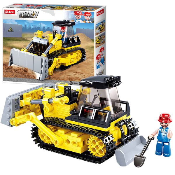 Set de construcție ”Buldozer”, 231 elem. Set de construcție ”Buldozer”, 231 elem.
