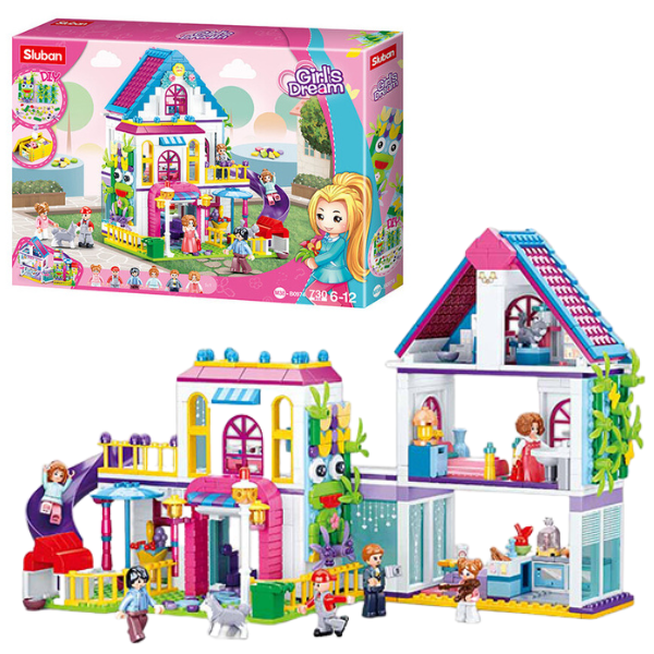 Set de construcție ”Vila de la țară”, 727 elem. Set de construcție ”Vila de la țară”, 727 elem.