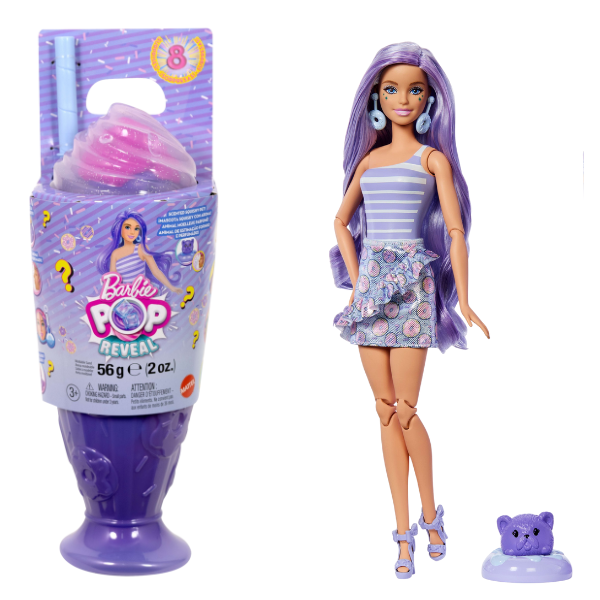 Păpușa Barbie Pop Reveal „Vise despre gogoși”, seria Dulciuri