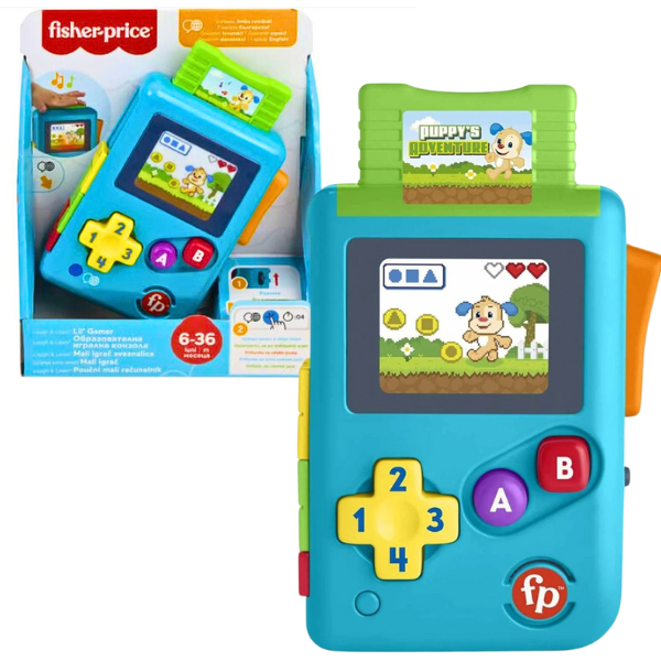 Consolă interactivă de joc în limba română de la Fisher-Price