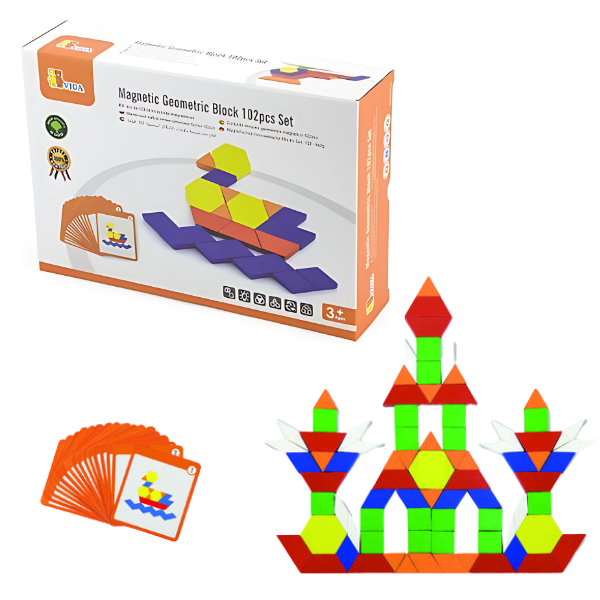 Magnetic Geometric Block 102pcs Set Magnetic Geometric Block 102pcs Set