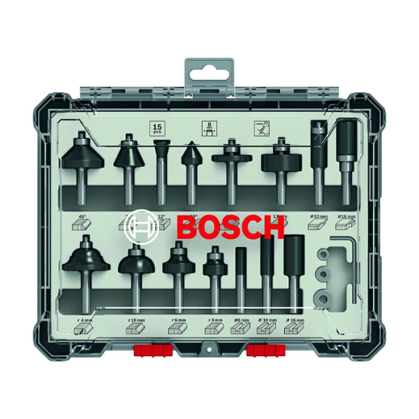Набор фрез по дереву Bosch 2607017472 Набор фрез по дереву Bosch 2607017472