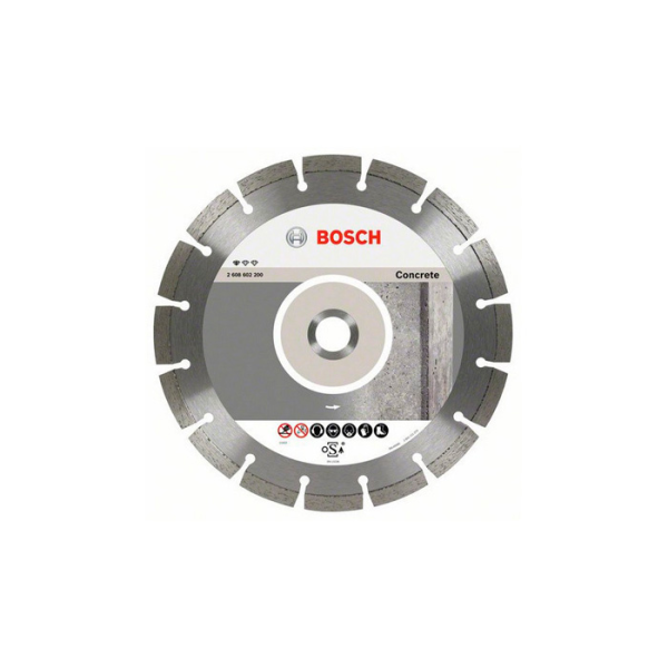 Disc de tăiere diamantat Bosch Standard for Concrete 125 mm (2608602197) Disc de tăiere diamantat Bosch Standard for Concrete 125 mm (2608602197)