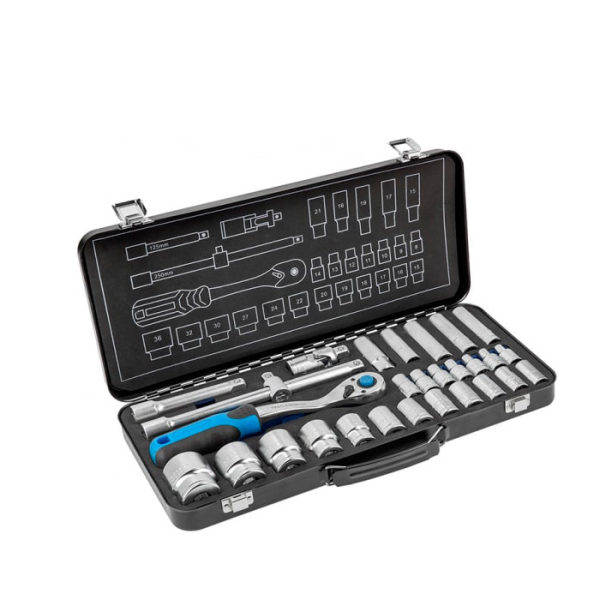 Set de capete tubulare si accesorii Hoegert HT1R480 Set de capete tubulare si accesorii Hoegert HT1R480