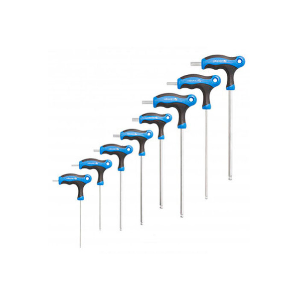 Set de chei hexagonale cu maner Hoegert HT1W880 Set de chei hexagonale cu maner Hoegert HT1W880