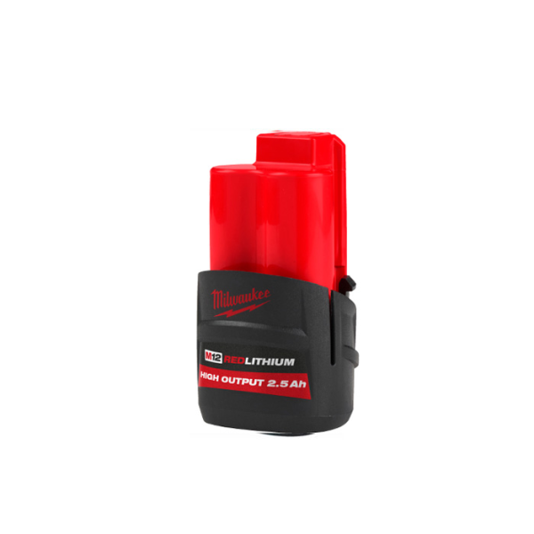 Аккумулятор повышенной мощности MILWAUKEE M12 HB2.5 12 В 2,5 А·ч (4932480164) Аккумулятор повышенной мощности MILWAUKEE M12 HB2.5 12 В 2,5 А·ч (4932480164)