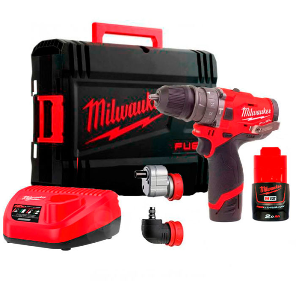 Mașină de găurit și înșurubat cu acumulatori Milwaukee M12 FPDXKIT-202X FUEL (4933464138) Mașină de găurit și înșurubat cu acumulatori Milwaukee M12 FPDXKIT-202X FUEL (4933464138)