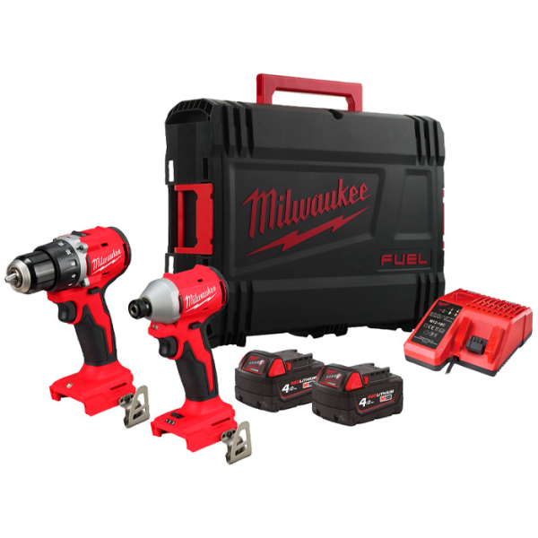 Аккумуляторный набор инструментов Milwaukee M18 BLCPP2B-402C (4933492836) Аккумуляторный набор инструментов Milwaukee M18 BLCPP2B-402C (4933492836)