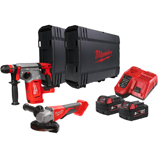 Set instrumente cu acumulatori Milwaukee M18 PP6B-502B (4933451038) Set instrumente cu acumulatori Milwaukee M18 PP6B-502B (4933451038)